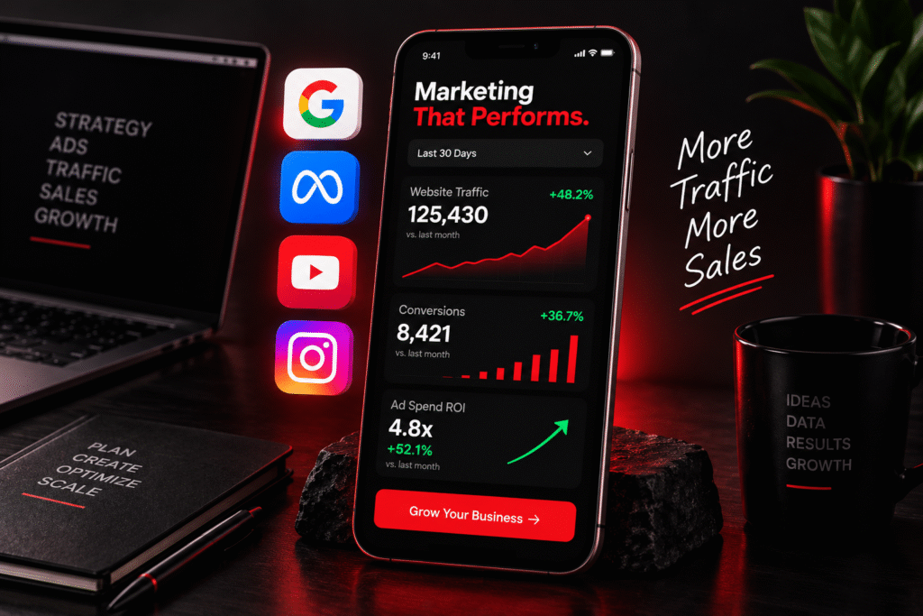 Digital marketing work example