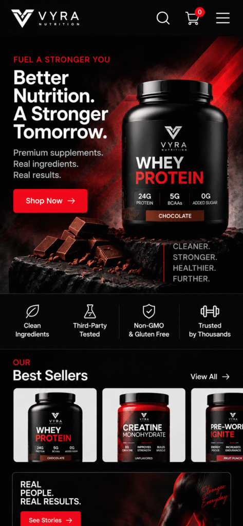 Mobile website preview