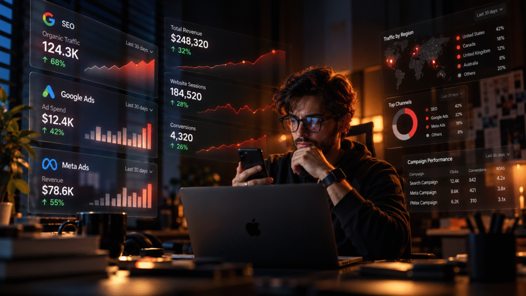 Digital marketing work example